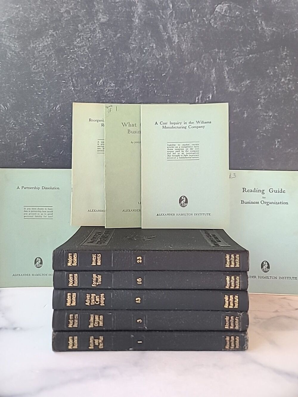 Alexander Hamilton Institute Book Lot, Incomplete
